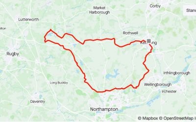 54.83 mile clockwise to Mini Meadows at Welford