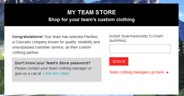 Pactimo shop